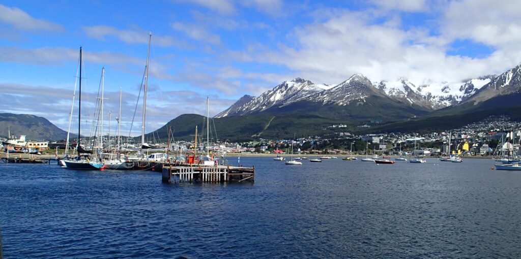 Ushuaia as seen from Ocean Tramp